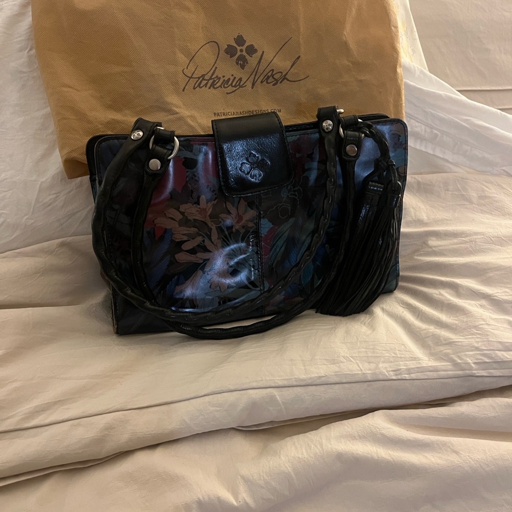 Patricia Nash Multicolor Floral Shoulder Bag NWOT has bag - Picture 14 of 14